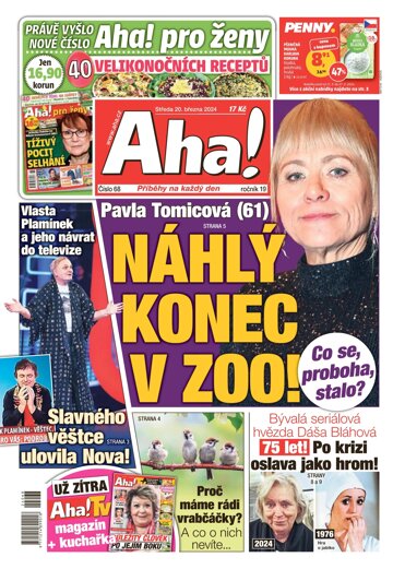 Obálka e-magazínu AHA! 20.3.2024