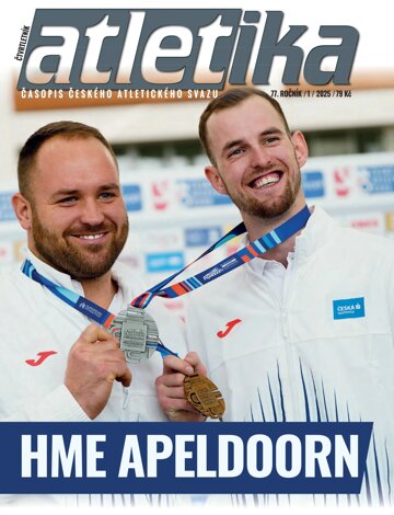Obálka e-magazínu ATLETIKA 1/2025