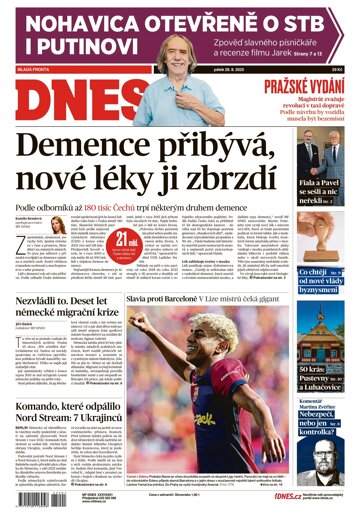 Obálka e-magazínu MF Dnes 29.8.2025