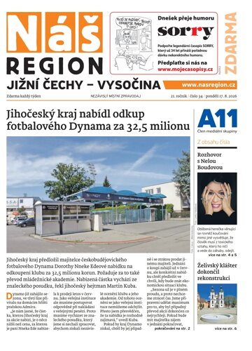 Obálka e-magazínu Náš Region - Vysočina 34/2026