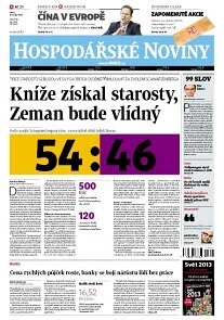 Obálka e-magazínu Hospodářské noviny 010 - 15.1.2013
