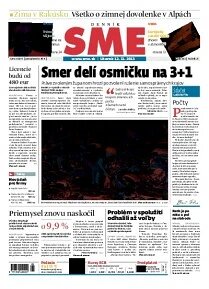 Obálka e-magazínu SME 12.11.2013
