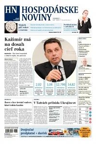 Obálka e-magazínu Hospodárske noviny 03.01.2014