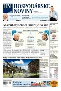 Obálka e-magazínu Hospodárske noviny 28.01.2014