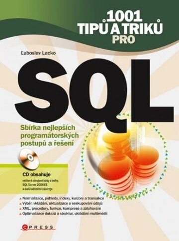 Obálka knihy 1001 tipů a triků pro SQL