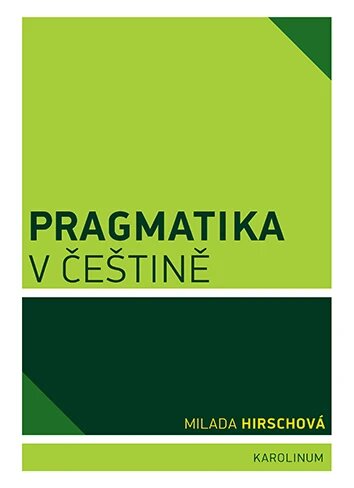 Obálka knihy Pragmatika v češtině