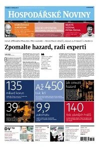 Obálka e-magazínu Hospodářské noviny 155 - 11.8.2014