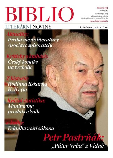 Obálka e-magazínu Mimořádné přílohy LN extra BIBLIO - 15.1.2015