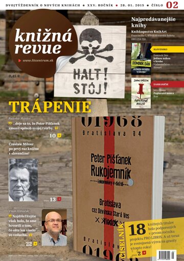 Obálka e-magazínu Knižná revue 2/2015