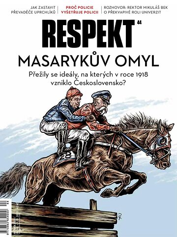 Obálka e-magazínu Respekt 44/2015
