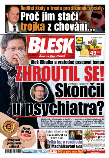 Obálka e-magazínu Blesk 18.2.2016