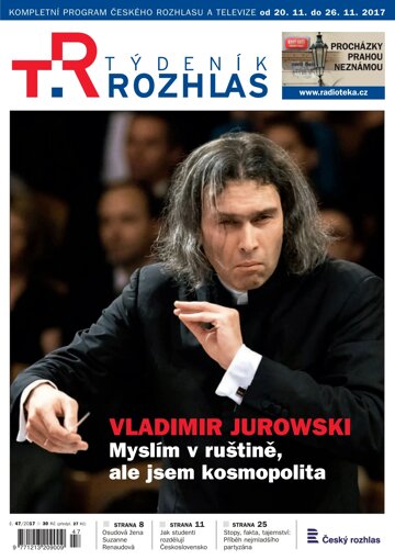 Obálka e-magazínu Týdení  Rozhlas 47/2017