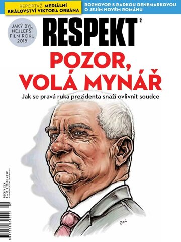 Obálka e-magazínu Respekt 2/2019