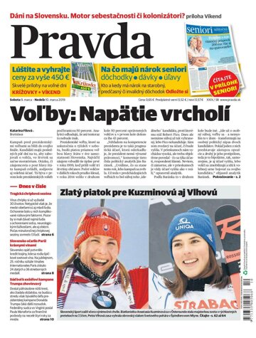 Obálka e-magazínu Pravda 9. 3. 2019