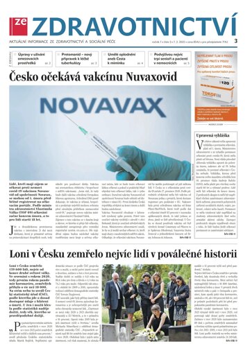 Obálka e-magazínu Ze Zdravotnictví 3/2022
