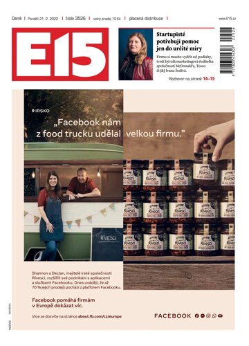 Obálka e-magazínu E15 21.2.2022