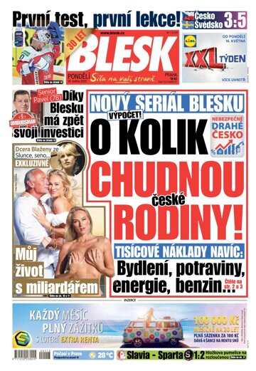 Obálka e-magazínu Blesk 16.5.2022