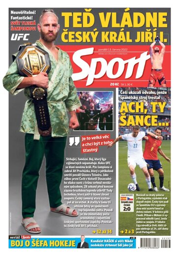 Obálka e-magazínu Sport 13.6.2022
