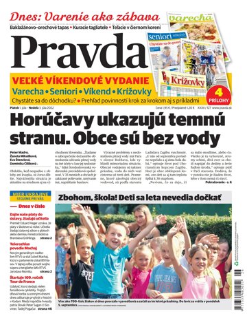 Obálka e-magazínu Pravda 1. 7. 2022