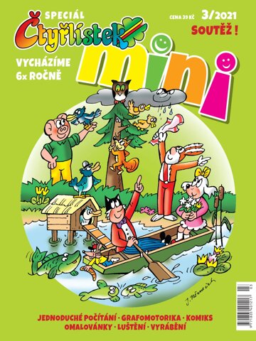 Obálka e-magazínu Čtyřlístek Mini 3/2021