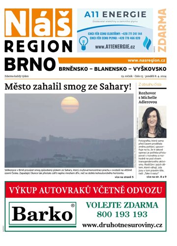 Obálka e-magazínu Náš Region - Brno 15/2024