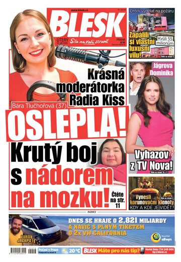 Obálka e-magazínu Blesk 16.9.2025