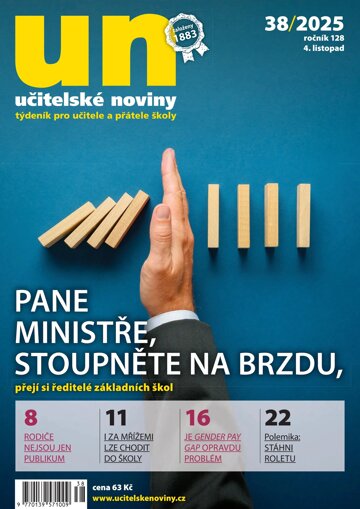 Obálka e-magazínu Učitelské noviny 38/2025