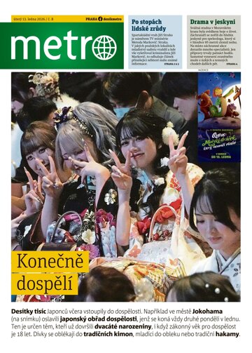 Obálka e-magazínu deník METRO 13.1.2026