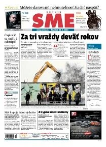 Obálka e-magazínu SME 28.3.2013