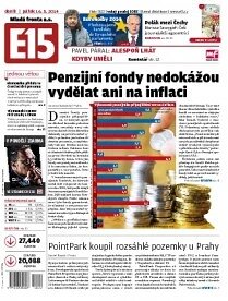 Obálka e-magazínu E15 16.5.2014