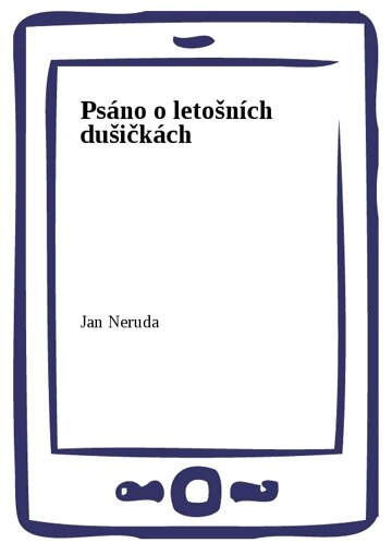 Obálka knihy Psáno o letošních dušičkách