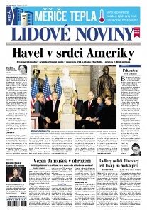 Obálka e-magazínu Lidové noviny 20.11.2014