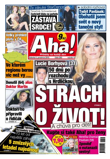 Obálka e-magazínu AHA! 5.12.2015