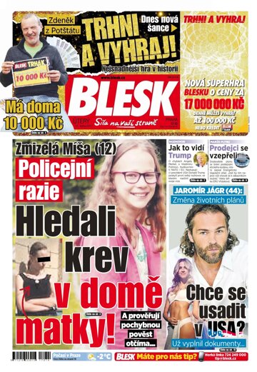 Obálka e-magazínu Blesk 17.1.2017