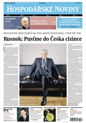 Obálka e-magazínu Hospodářské noviny 071 - 10.4.2017