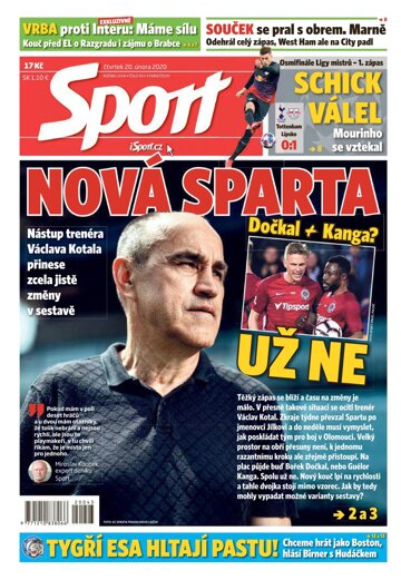 Obálka e-magazínu Sport 20.2.2020