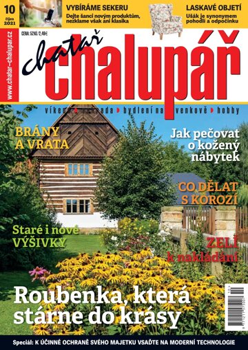 Obálka e-magazínu Chatař Chalupář 10/2021