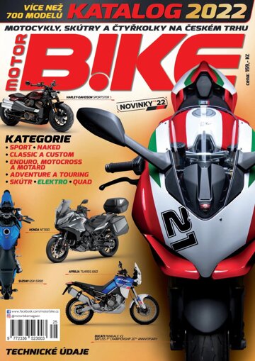Obálka e-magazínu Motorbike Katalog 2022
