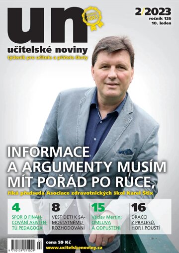 Obálka e-magazínu Učitelské noviny 2/2023