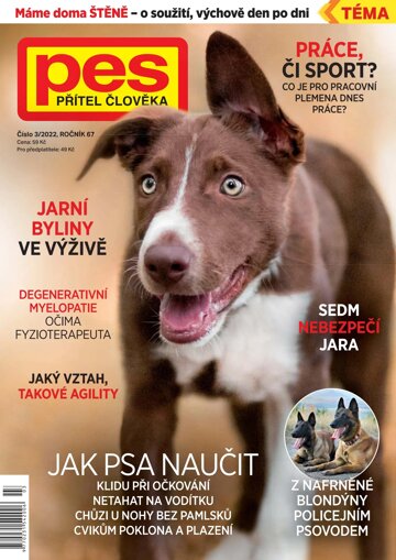 Obálka e-magazínu Pes přítel člověka 3/2022
