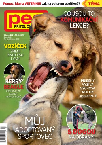 Obálka e-magazínu Pes přítel člověka 4/2021