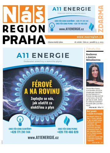 Obálka e-magazínu Náš Region - Praha 20/2023