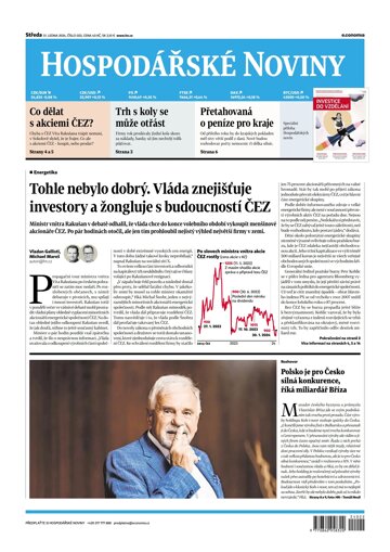 Obálka e-magazínu Hospodářské noviny 022 - 31.1.2024
