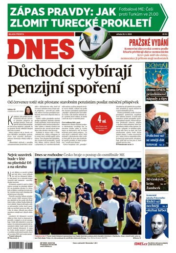 Obálka e-magazínu MF Dnes 26.6.2024