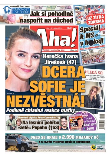 Obálka e-magazínu AHA! 6.5.2025
