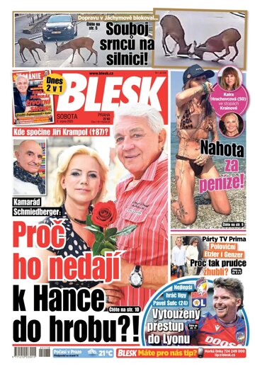Obálka e-magazínu Blesk 2.8.2025