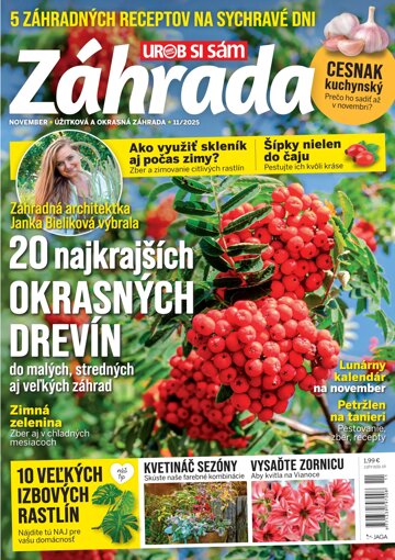 Obálka e-magazínu Záhrada 2025 11