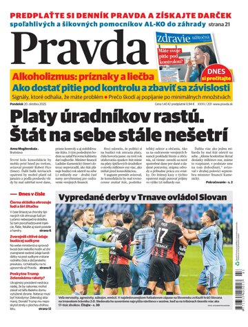 Obálka e-magazínu Pravda 20. 10. 2025