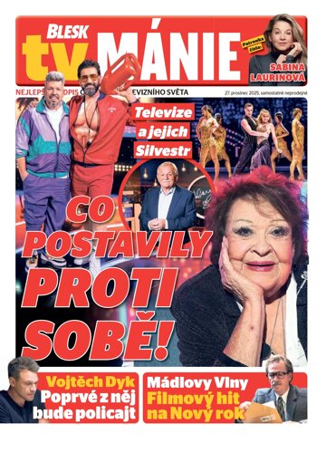Obálka e-magazínu Blesk Tv manie 27.12.2025