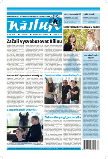 Obálka e-magazínu Nástup 40/2026